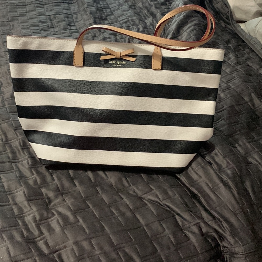 Kate spade stripe tote